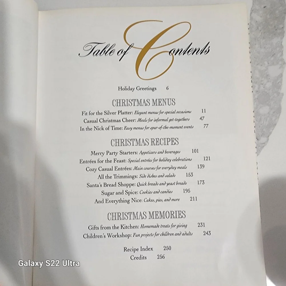Southern Living Our Best Christmas Recipes Cookbook, 1994